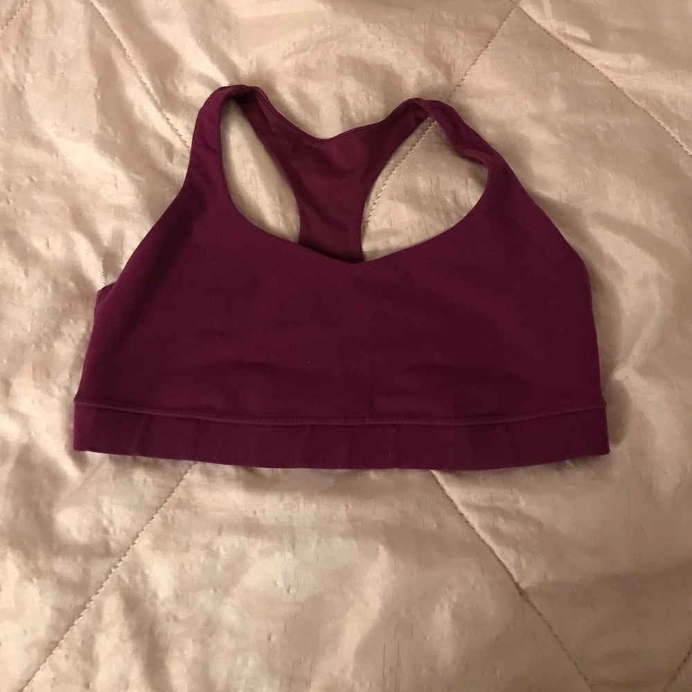 Purple lululemon bra